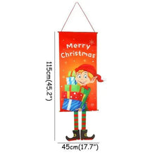 Load image into Gallery viewer, Super Cute Merry Christmas Decorations For Home Ornaments Garland New Year Xmas Door Decor Hanging Cloth Gifts
