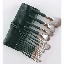 Load image into Gallery viewer, Super Quality 14Pcs Makeup Brushes Set Cosmetic Foundation Powder Blush Eye Shadow Lip Blend Wooden Make Up Brush Tool Kit