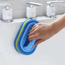 Load image into Gallery viewer, Super Quality Kitchen Cleaning Bathroom Toilet Kitchen Glass Wall Cleaning Bath Brush Handle Sponge Bath BottomBathtub Cleaning Tools