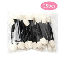 Load image into Gallery viewer, Super Soft 25 Pcs Professional Sponge Stick Eye Shadow Applicator Cosmetic Brushes Double-head Eyeshadow Brush For Women Makeup Tools