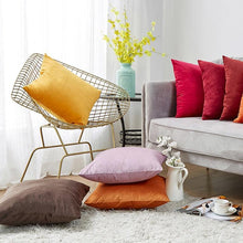 Load image into Gallery viewer, Super Soft Cushion Cover Velvet Pillow Cover Living Room Velvet Decorative Throw Pillow Covers Soft Solid Square Cushion Case For Couch Home Decorative Pillows