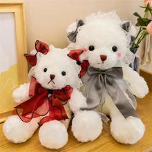 Load image into Gallery viewer, Superior Quality Cute Teddy Bear With Dress Plush Doll Stuffed Animals Kids Toys Room Decor, Christmas,VE Valentine Gifts