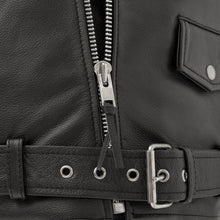 Load image into Gallery viewer, Superstar Men's Motorcycle Leather Jacket