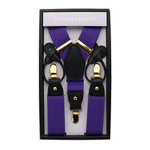 Load image into Gallery viewer, Vittorio Farina Men's Vibrant Colorful Convertible Suspender