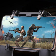 Load image into Gallery viewer, Sustainable Black Joystick Trigger Gamepad Controller Compatible With Smartphone Mobile Cellphone Portable Holder Quality Gaming Pads