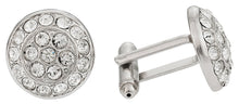 Load image into Gallery viewer, Swarovski Round Cufflinks