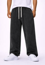 Load image into Gallery viewer, ACID WASH PANEL SWEATPANTS