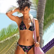 Load image into Gallery viewer, Swimwear Woman Swimsuit Bikini New Push Up Bikini Set Bathing Suit Women's Bikini Swimsuits Floral Printed Bathing Suits For Women 2 Piece Bikini Women Floral Print Beachwear Two Piece Suit