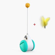 Load image into Gallery viewer, Swing Toys for Cats Kitten Interactive Balance Car Cat Chasing Toy With Catnip Funny Pet Products Indoor Cats Chaser Toys with Feather Catnip Ball Balanced Exercise Wheel Toy for Cats Chasing Hunting Playing