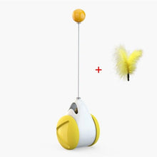 Load image into Gallery viewer, Swing Toys for Cats Kitten Interactive Balance Car Cat Chasing Toy With Catnip Funny Pet Products Indoor Cats Chaser Toys with Feather Catnip Ball Balanced Exercise Wheel Toy for Cats Chasing Hunting Playing