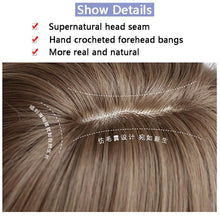 Load image into Gallery viewer, Synthetic Wigs For Women Daily Cosplay Long Water Wave Lolita Wig With Bangs Cold Brown Heat Resistant Hair Bob Wigs For Black Women Cosplay Wigs For Women Gifts for Girlfriends