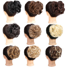 Load image into Gallery viewer, Synthetic Women's Hair Bun Bands Short Curly Chignon Hairpins Claw In Hairpieces for Fake False Hair Scrunchy Black Brown Wigs For Black Women Cosplay Wigs For Women