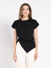 Load image into Gallery viewer, T-Shirt with Drape Front