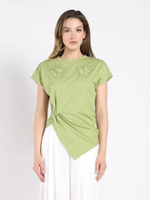 Load image into Gallery viewer, T-Shirt with Drape Front