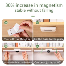 Load image into Gallery viewer, Table Lamp Table Clock USB Lamp Magnetic Led Desk Lamp Study Office Light Rechargeable Bedroom Bedside Children Lamp Decorative Table Lamp Cute Study Lamps for Bedroom Décor