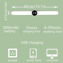 Load image into Gallery viewer, Table Lamp Table Clock USB Lamp Magnetic Led Desk Lamp Study Office Light Rechargeable Bedroom Bedside Children Lamp Decorative Table Lamp Cute Study Lamps for Bedroom Décor
