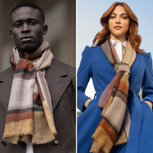 Load image into Gallery viewer, Madrid - Wool Scarf - Tan