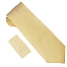 Load image into Gallery viewer, Vittorio Farina Solid Satin Necktie & Pocket Square