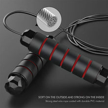 Load image into Gallery viewer, Tangle-Free Rapid Speed Jumping Rope Cable With Ball Bearings Steel Skipping Rope Adjustable Rapid Speed Jumping Ropes Cable Foam Handles Steel Jump Ropes For Gym Fitness Home Exercise