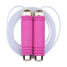 Load image into Gallery viewer, Tangle-Free Rapid Speed Jumping Rope Cable With Ball Bearings Steel Skipping Rope Adjustable Rapid Speed Jumping Ropes Cable Foam Handles Steel Jump Ropes For Gym Fitness Home Exercise