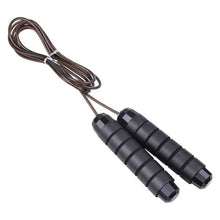 Load image into Gallery viewer, Tangle-Free Rapid Speed Jumping Rope Cable With Ball Bearings Steel Skipping Rope Adjustable Rapid Speed Jumping Ropes Cable Foam Handles Steel Jump Ropes For Gym Fitness Home Exercise