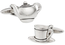 Load image into Gallery viewer, Teapot Tea Time Cufflinks