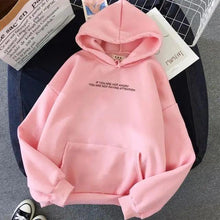 Load image into Gallery viewer, Teens Girls Funny Letter Oversized Hoodies Women Sweatshirts Hooded Sweats Long Sleeve Autumn Warm Women's Clothing Letter Slogan Printed Oversized Hoodies Autumn Black Tops Streetwear