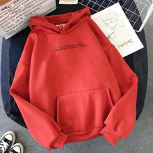 Load image into Gallery viewer, Teens Girls Funny Letter Oversized Hoodies Women Sweatshirts Hooded Sweats Long Sleeve Autumn Warm Women's Clothing Letter Slogan Printed Oversized Hoodies Autumn Black Tops Streetwear