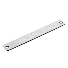 Load image into Gallery viewer, Temporary Car Parking Card Telephone Number Card Notification Car Phone Holder with Car Temporary Parking Phone Numbers Card, Universal Car Dashboard Windscreen Phone Stand Bracket Night Light Sucker Plate Car Styling Phone Number Card