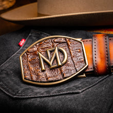 Load image into Gallery viewer, Texas Belt Aged Brown