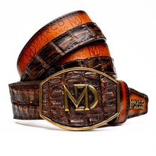 Load image into Gallery viewer, Texas Belt Aged Brown