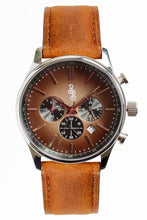 Load image into Gallery viewer, Brown Retro Chronograph