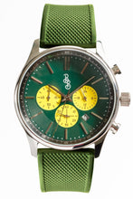 Load image into Gallery viewer, Green and Yellow Chronograph