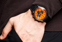 Load image into Gallery viewer, Orange and Black Chronograph