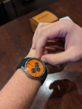 Load image into Gallery viewer, Orange and Black Chronograph