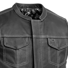 Load image into Gallery viewer, The Cut Men's Motorcycle Leather Vest, Multiple Color Options