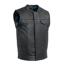 Load image into Gallery viewer, The Cut Men's Motorcycle Leather Vest, Multiple Color Options