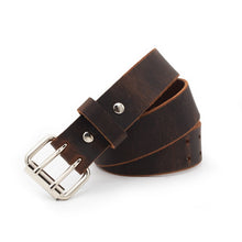 Load image into Gallery viewer, The Double Down Belt Rustic Leather Belt