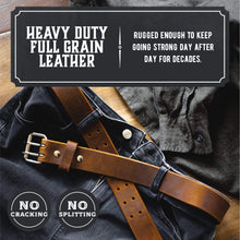 Load image into Gallery viewer, The Double Down Belt Rustic Leather Belt