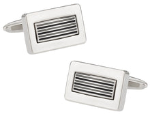 Load image into Gallery viewer, The Lines Metal Cufflinks