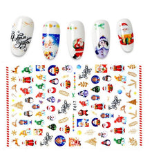 Load image into Gallery viewer, The New 3D Nail Sticker Cool English Letter stickers for nail Foil Love Heart Design Fashion Manicure Stickers Girls Manicure Decoration Nail Art Supplies 3D Self-Adhesive Nail Decals Designer Nail Stickers for Acrylic Nails
