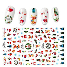 Load image into Gallery viewer, The New 3D Nail Sticker Cool English Letter stickers for nail Foil Love Heart Design Fashion Manicure Stickers Girls Manicure Decoration Nail Art Supplies 3D Self-Adhesive Nail Decals Designer Nail Stickers for Acrylic Nails