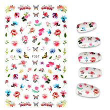 Load image into Gallery viewer, The New 3D Nail Sticker Cool English Letter stickers for nail Foil Love Heart Design Fashion Manicure Stickers Girls Manicure Decoration Nail Art Supplies 3D Self-Adhesive Nail Decals Designer Nail Stickers for Acrylic Nails