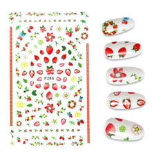 Load image into Gallery viewer, The New 3D Nail Sticker Cool English Letter stickers for nail Foil Love Heart Design Fashion Manicure Stickers Girls Manicure Decoration Nail Art Supplies 3D Self-Adhesive Nail Decals Designer Nail Stickers for Acrylic Nails