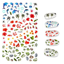 Load image into Gallery viewer, The New 3D Nail Sticker Cool English Letter stickers for nail Foil Love Heart Design Fashion Manicure Stickers Girls Manicure Decoration Nail Art Supplies 3D Self-Adhesive Nail Decals Designer Nail Stickers for Acrylic Nails