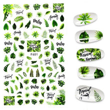 Load image into Gallery viewer, The New 3D Nail Sticker Cool English Letter stickers for nail Foil Love Heart Design Fashion Manicure Stickers Girls Manicure Decoration Nail Art Supplies 3D Self-Adhesive Nail Decals Designer Nail Stickers for Acrylic Nails