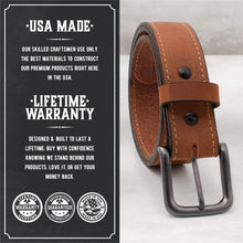 Load image into Gallery viewer, The Outrider Leather Belt
