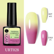 Load image into Gallery viewer, Thermal Shiny Nail Polish Change Color Effect Gel UV Semi Permanent Stylish Three Layer Effect For Womens