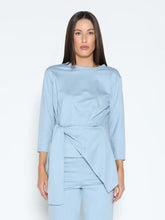 Load image into Gallery viewer, Thick Long Sleeve Shirt with Waist Tie
