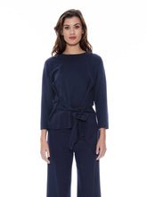 Load image into Gallery viewer, Thick Long Sleeve Shirt with Waist Tie